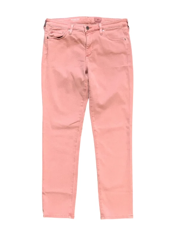 women's distressed denim jeansJeans Cropped By Adriano Goldschmied In Pink, Size: 6/28