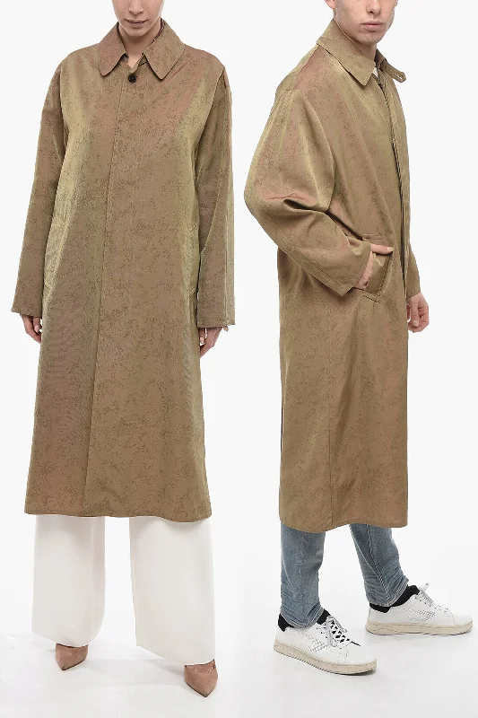 women's coats for special occasions and everyday eleganceMaison Margiela UNISEX MM1 Viscose-blend Trench Coat with Hidden Placket