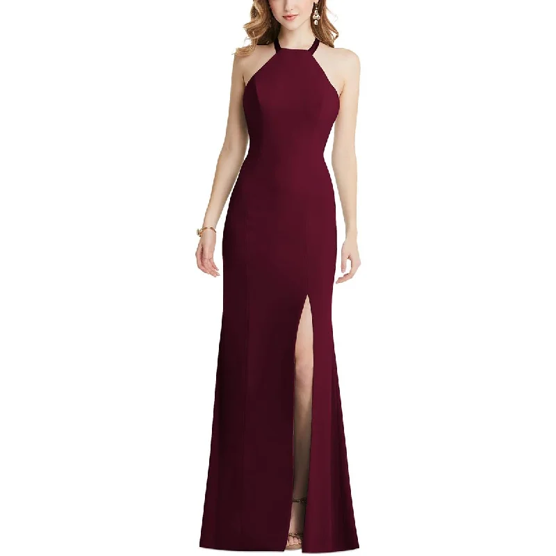 Elegant DressAfter Six Womens Halter Long Evening Dress