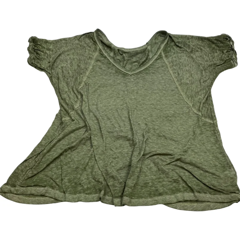 women's tops for business casual attireTop Long Sleeve By We The Free In Green, Size: M