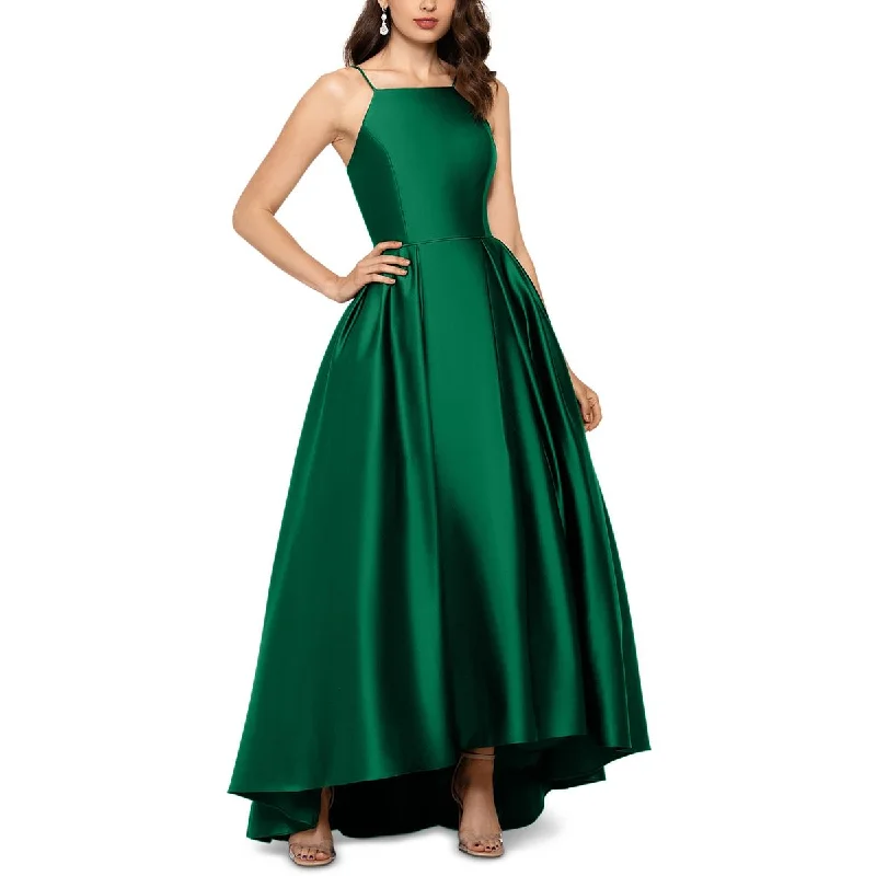 women's stylish dressesB&A by Betsy and Adam Womens Satin Evening Dress