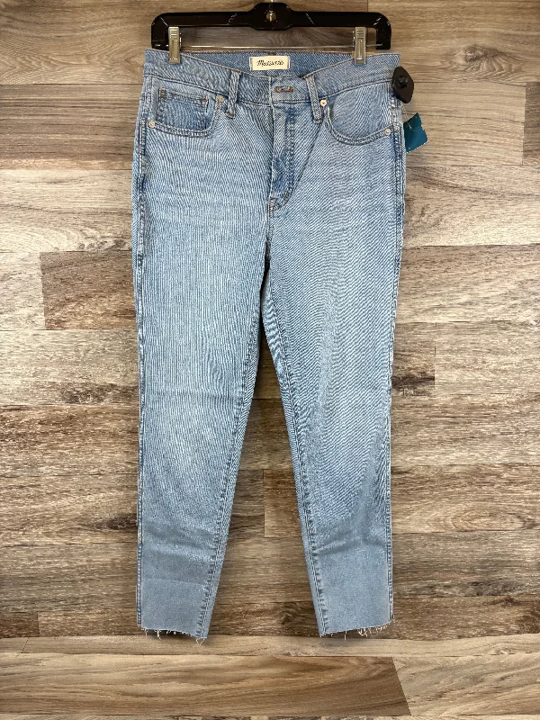 women's denim jeans with stretch fabricJeans Skinny By Madewell In Blue Denim, Size: 6