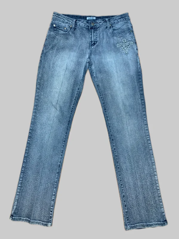 women's denim jeans for everyday wearJeans Straight By Cato In Blue, Size: 8