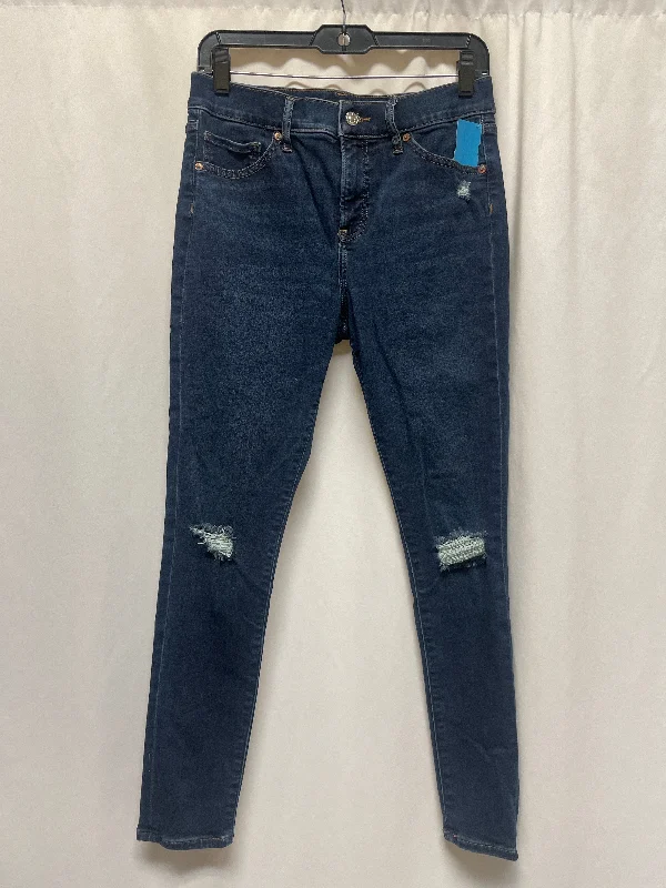 women's denim jeans for a casual FridayJeans Skinny By Express In Blue Denim, Size: 8