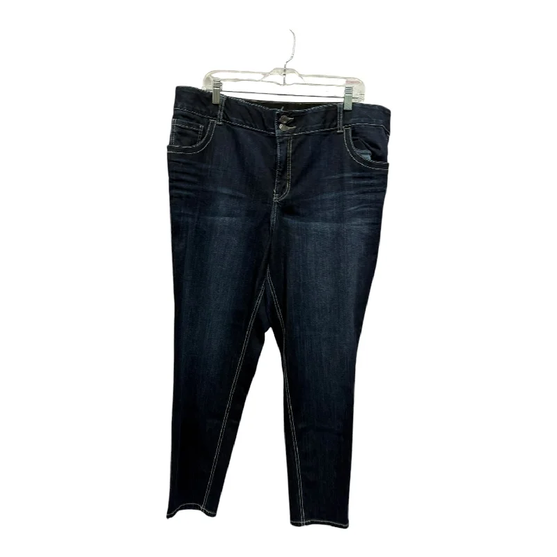 women's denim jeans for a night outJeans Skinny By Lane Bryant In Blue Denim, Size:20