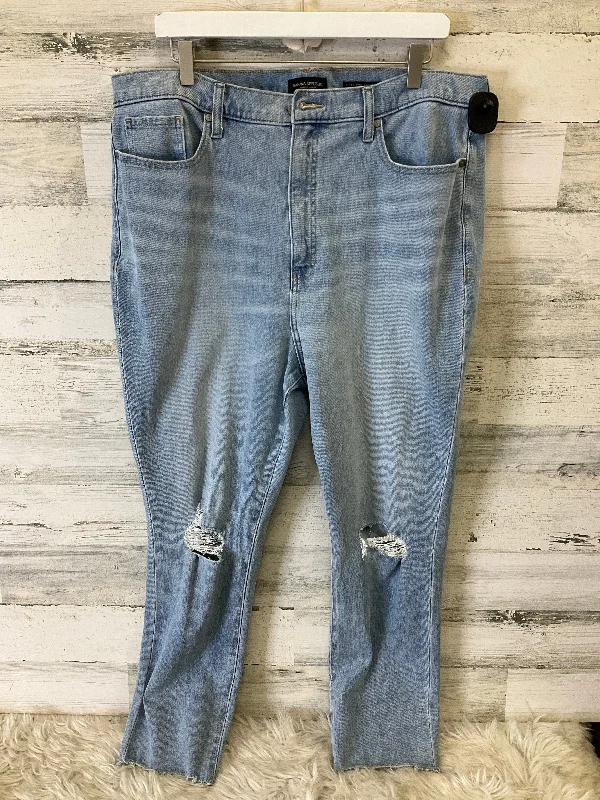 women's cropped denim jeansJeans Straight By Banana Republic In Blue, Size: 18