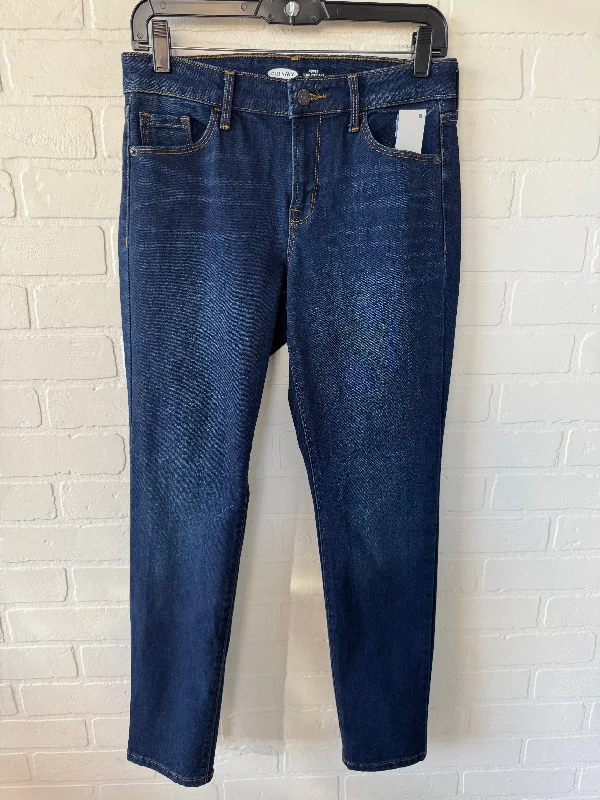 women's denim jeans for a chic appearanceJeans Straight By Old Navy In Blue Denim, Size: 4