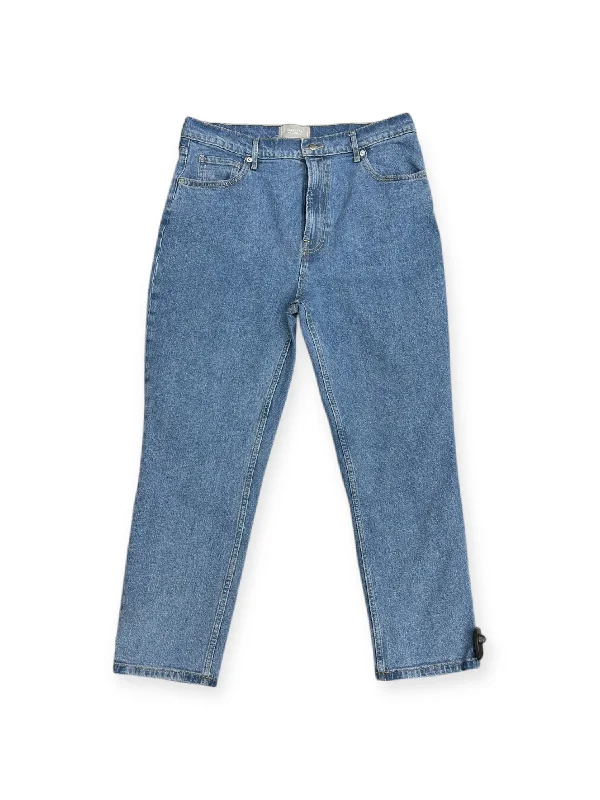 women's denim jeans for a night outJeans Cropped By Everlane In Blue Denim, Size: 14