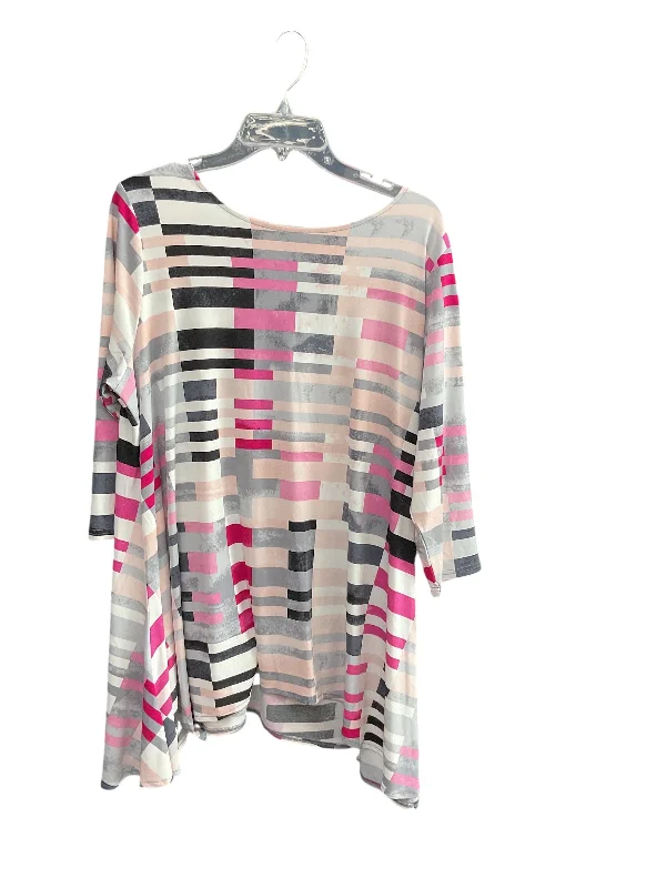 women's tops for those who want to invest in timeless piecesTunic Long Sleeve By Alfani In Pink, Size: 2x