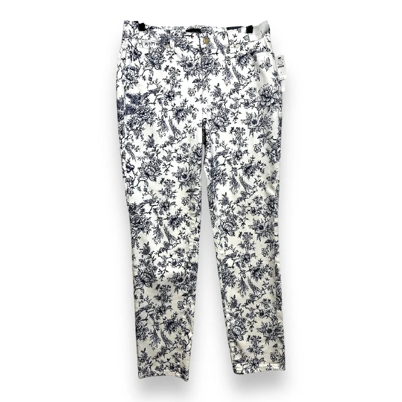 women's denim jeans for a relaxed lookJeans slim ankle Jean By Talbots In Floral Print, Size: 8