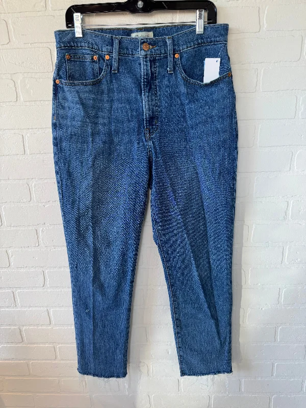 women's denim jeans for a stylish outfitJeans Straight By Madewell In Blue Denim, Size: 10