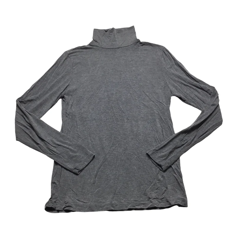 silk women's topsTop Long Sleeve By Cuddl Duds In Grey, Size: L