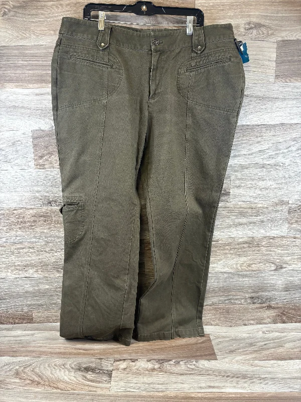 women's denim jeans for autumnJeans Straight By Cj Banks In Green, Size: 22