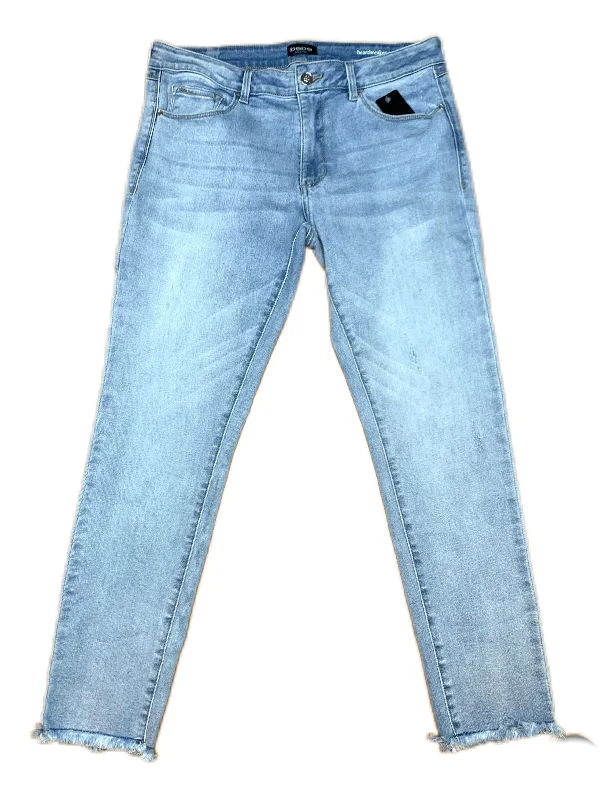 women's denim jeans for pear-shaped bodiesJeans Skinny By Bebe In Blue Denim, Size: M