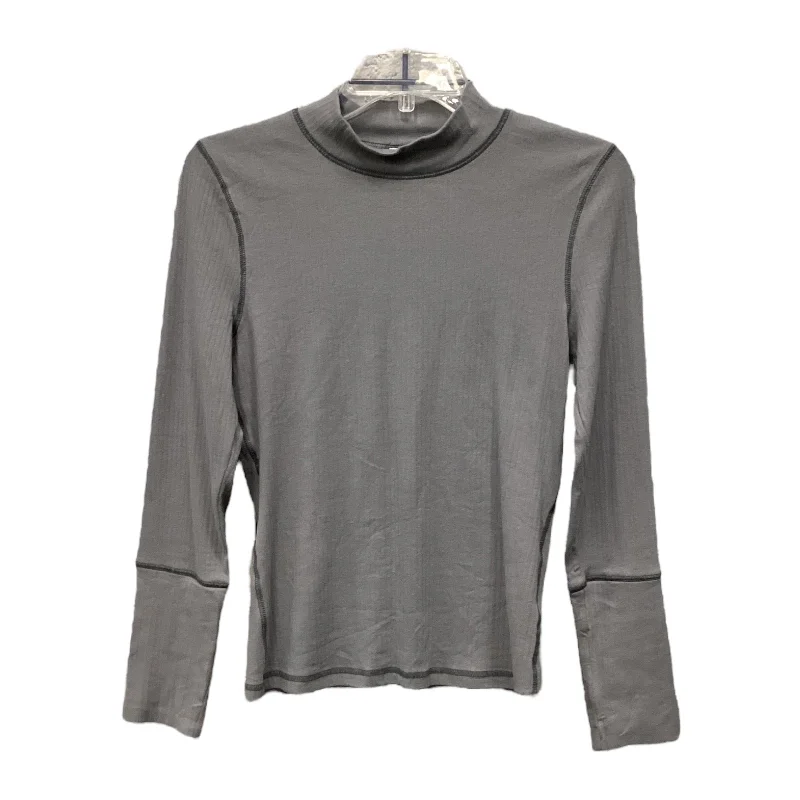 women's tops for cocktail partiesTop Long Sleeve Basic By Free People In Grey, Size: L