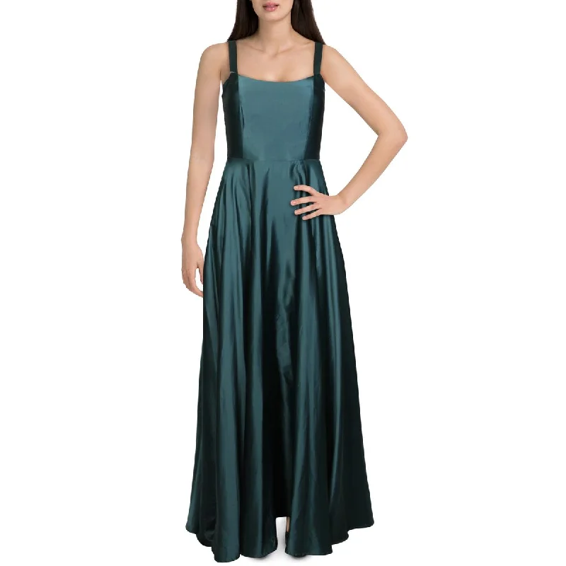 Casual DressB. Darlin Womens Juniors Satin Sleeveless Evening Dress