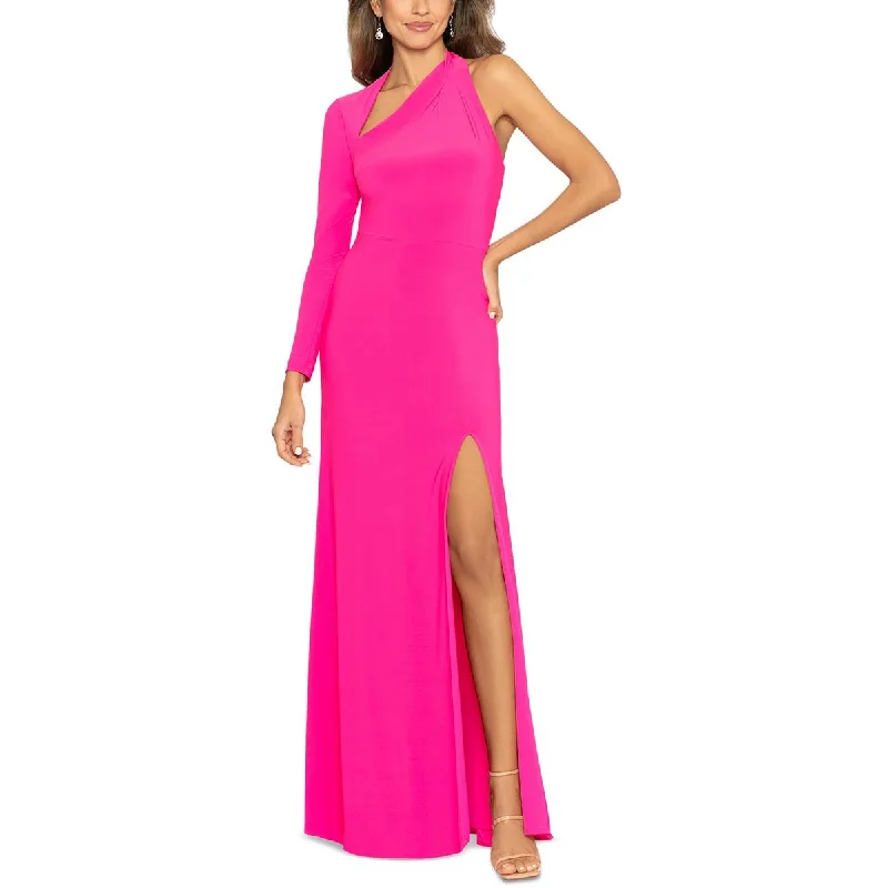 women's bow dressesBetsy & Adam Womens Knit Cut-Out Evening Dress