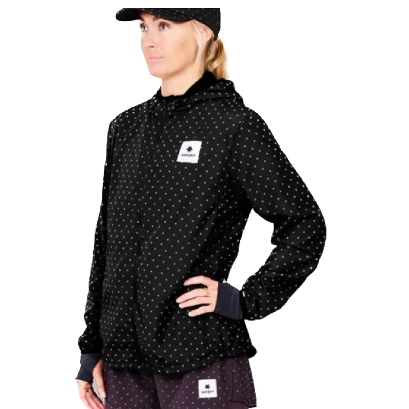 women's coats with asymmetrical hemsSAYSKY Women's Reflective Polka Blaze Jacket