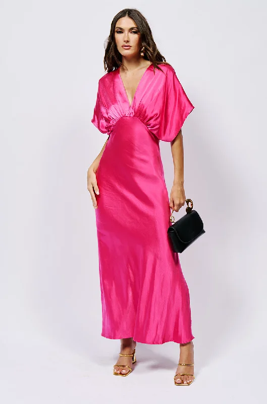 Evening DressMAD IN LOVE SATIN MAXI DRESS