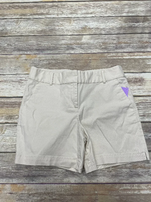 women's silk shortsBeige Shorts Loft, Size 8