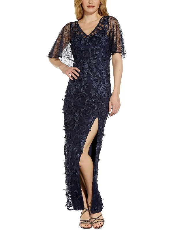 women's custom dressesWomens Lace Maxi Evening Dress