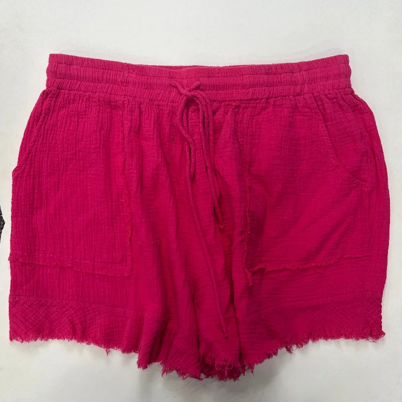 women's breathable shortsPink Shorts Ee Some, Size 16