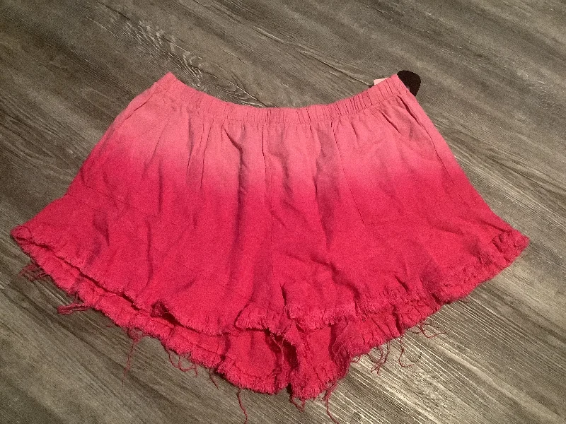 women's fair-trade shortsPink Shorts Umgee, Size Xl