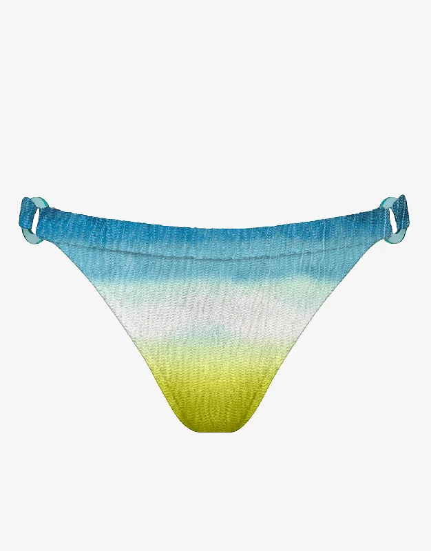 Sweetheart Female SwimwearOmbre Flow Ring Side Bikini Pant - Aqua Shades