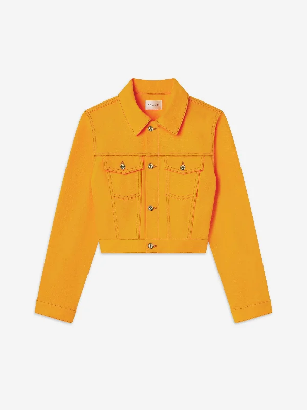 The Tailored Denim Jacket -- Marigold