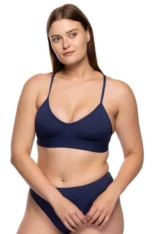 Cover-Up Female SwimwearMara Bikini Top - Navy