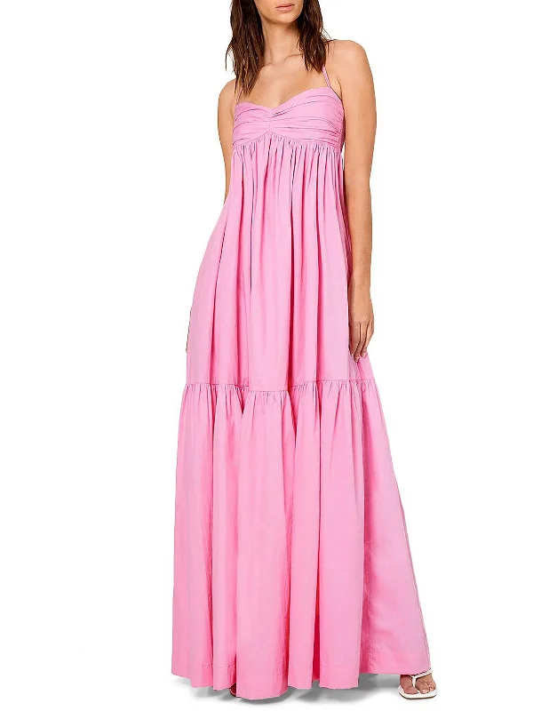 women's off-the-shoulder dressesWomens Halter Long Maxi Dress