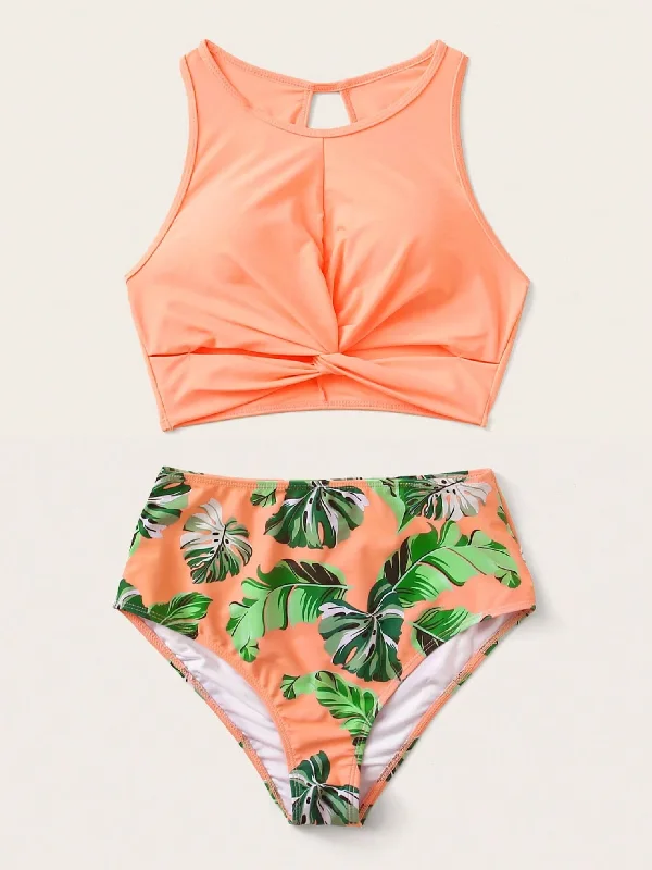 Mix-and-Match Bikini FemalePeachy Bikini Set