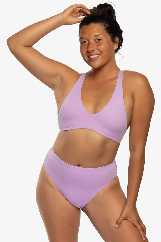 Ruffled Female SwimwearNatia Bikini Bottom - Amethyst