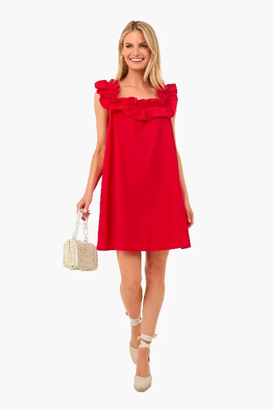 women's shift dressesRed Maria Mini Dress