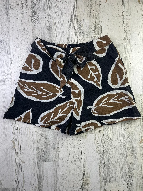 women's embroidered shortsBlack & Brown Shorts Who What Wear, Size 6