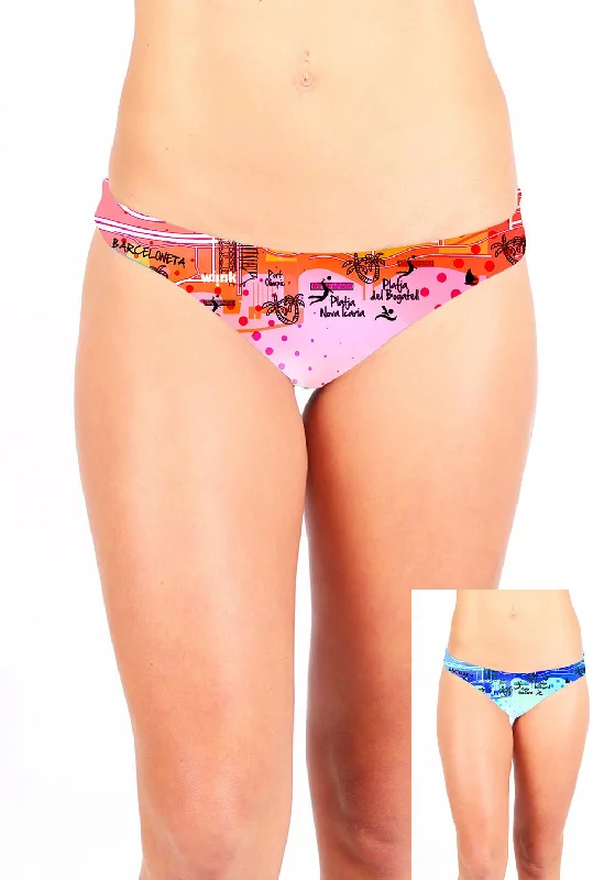 Relaxed-Fit Female SwimwearBCN Map Bottom