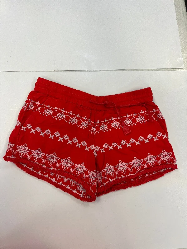 women's cargo shortsRed Shorts Loft, Size S