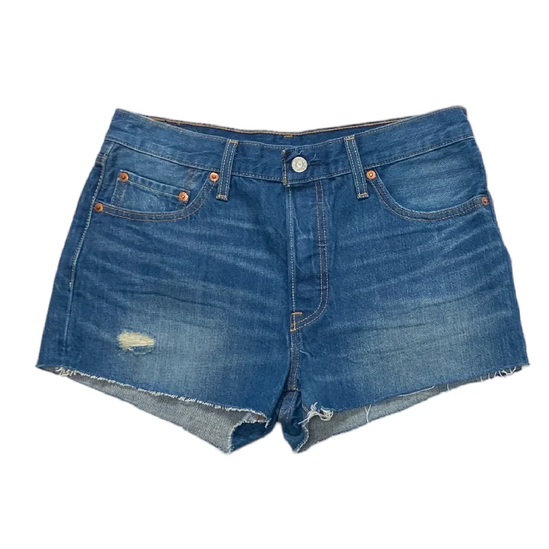 women's sophisticated shortsBlue Denim Shorts Levis, Size 8