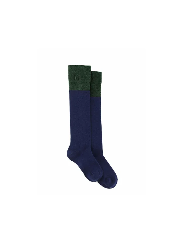 Everyday SocksSignature Women's Knee High Socks - Navy & Forest Green