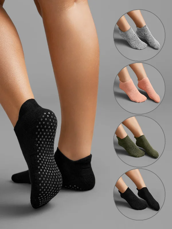 Cozy Socks4 Pairs Non Slip Socks Socks