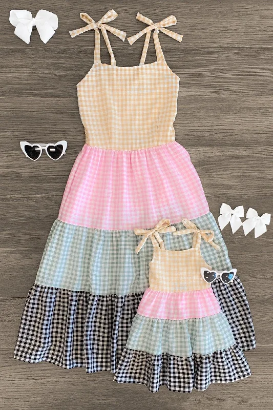 Skater DressMom & Me - Pastel Gingham Dress