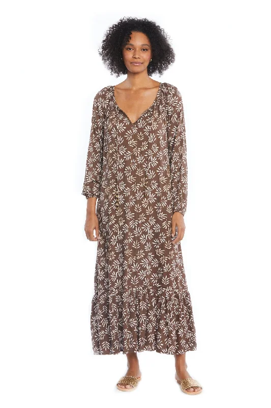 Silk DressPalm Bali Long Dress