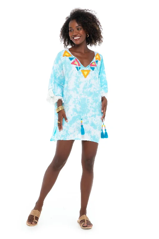 women's high-low dressesPuerto Rico Short Kaftan