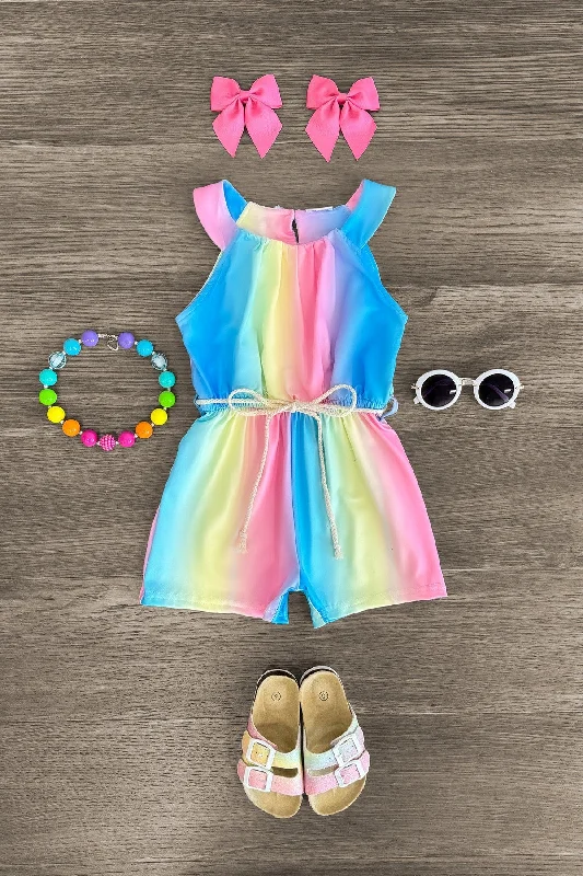 women's fair-trade dressesRainbow Pastel Romper