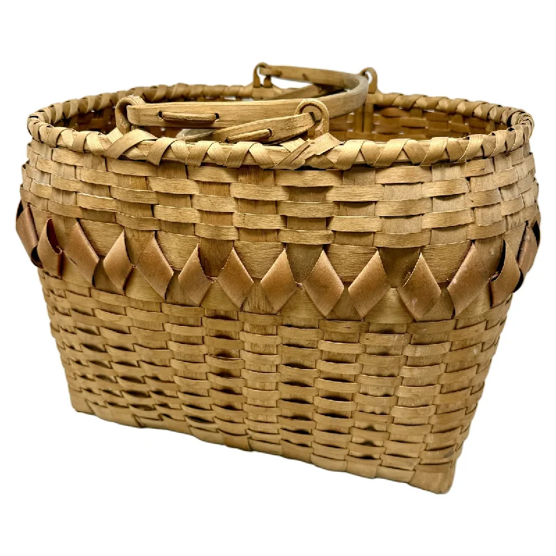 Zipper DressSplit Ash Basket With Movable Handles