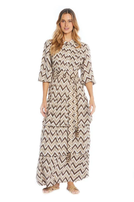 Cut-Out DressZig Zag Long Dress