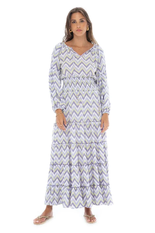 Sheath DressZig Zag Montana Long Dress