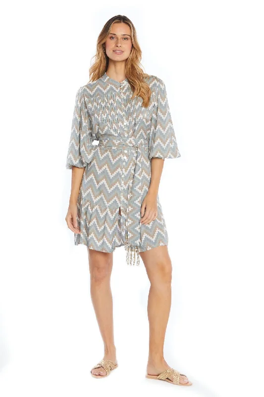 Cut-Out DressZig Zag Short Dress