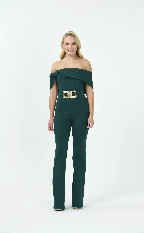 women's jumpsuits with solid colorsGygess G2327002 Jumpsuit