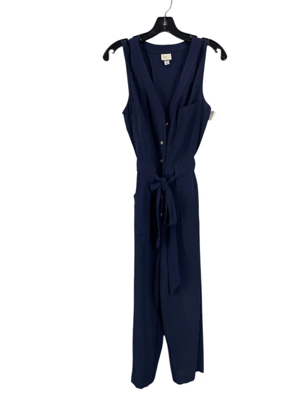 women's jumpsuits made of satinJumpsuit By A New Day In Navy, Size: S